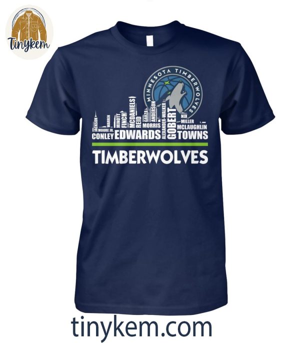 Minnesota Timberwolves 2024 Roster Shirt