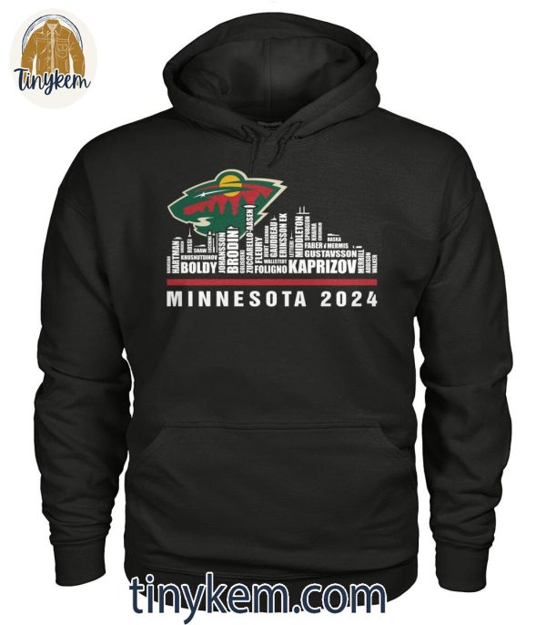 Minnesota Wild 2024 Roster Shirt