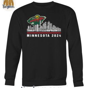 Minnesota Wild 2024 Roster Shirt 3 eBXFt