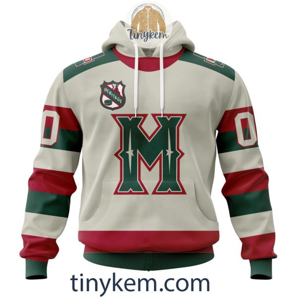 Minnesota Wild Customized Hoodie, Tshirt, Sweatshirt With Heritage Design