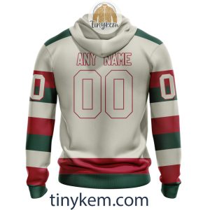 Minnesota Wild Customized Hoodie Tshirt Sweatshirt With Heritage Design2B3 n2GDU