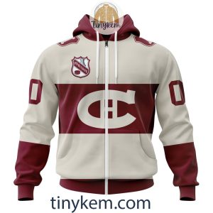 Montreal Canadiens Customized Hoodie Tshirt Sweatshirt With Heritage Design2B2 dPeXt