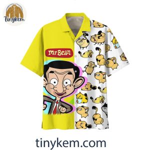 Mr Bean Cartoon Hawaiian Shirt 2 agqzW