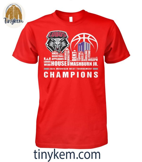 New Mexico Lobos 2024 Roster Champions Shirt