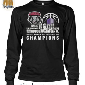 New Mexico Lobos 2024 Roster Champions Shirt 4 YLiwR