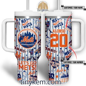 New York Mets Customized 40 Oz Tumbler Team Icons Bundle White2B1 Y9GKf