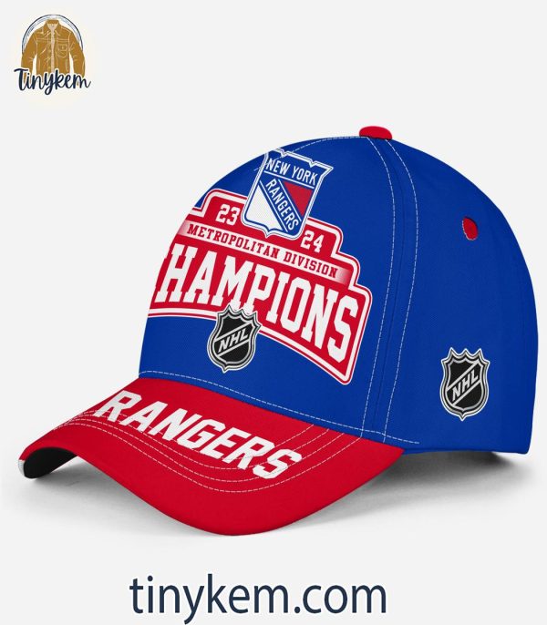 New York Rangers Metropolitant Division Champions 2023-2024 Cap
