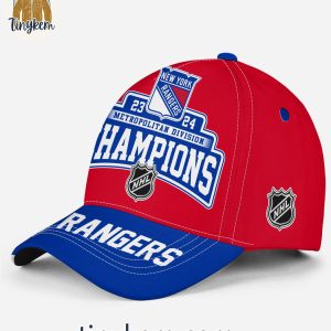 New York Rangers Metropolitant Division Champions 2023 2024 Cap 4 nhIx4