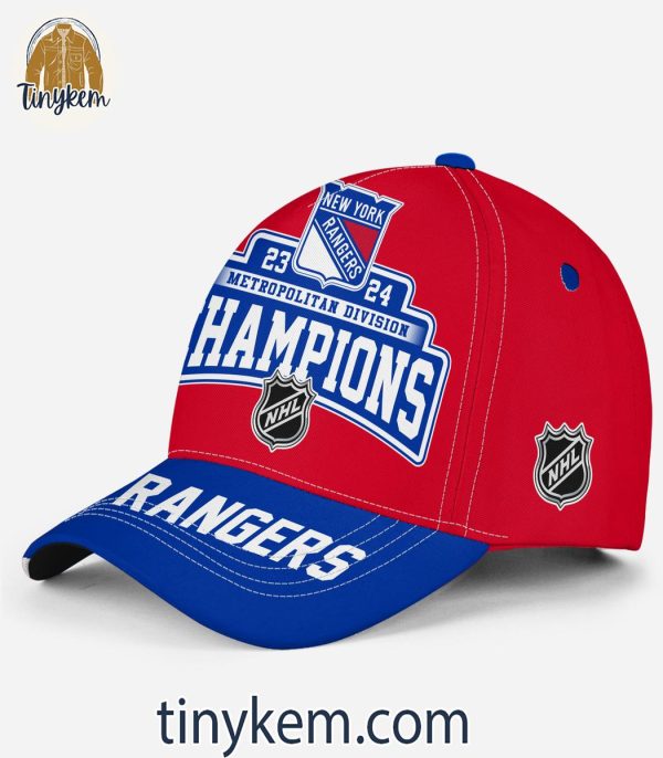 New York Rangers Metropolitant Division Champions 2023-2024 Cap