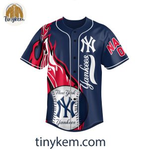 New York Yankees Custom Baseball Jersey 5 hYx9e