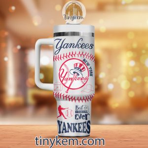 New York Yankees Customized 40Oz White Tumbler2B2 xTSdx