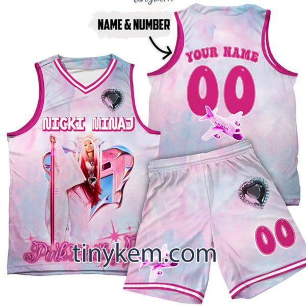Nicki Minaj Customized Basketball Suit Jersey: Pink Friday 2 Tour