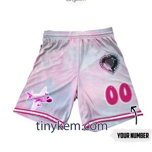 Nicki Minaj Customized Basketball Suit Jersey Pink Friday 2 Tour2B4 8ncjl
