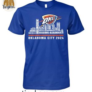 Oklahoma City Thunder 2024 Roster Shirt