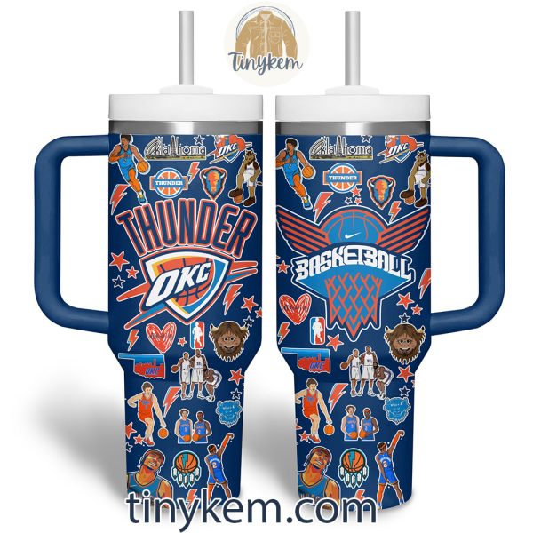 Oklahoma City Thunder 40 Oz Tumbler In Various Colors