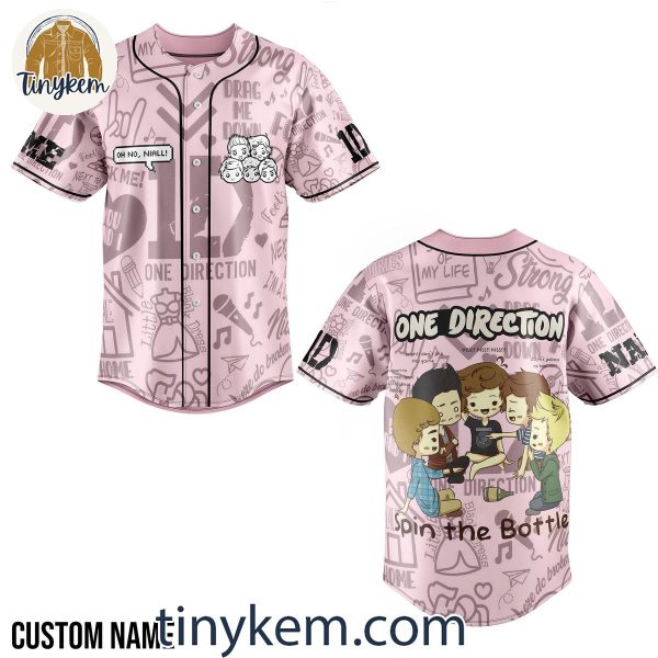 One Direction Custom Baseball Jersey: Spin The Bottle