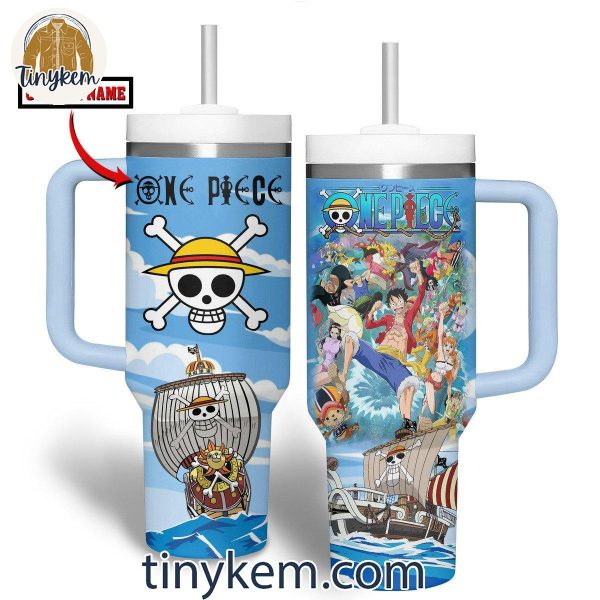 One Piece Straw Hat Pirates 40oz Tumbler