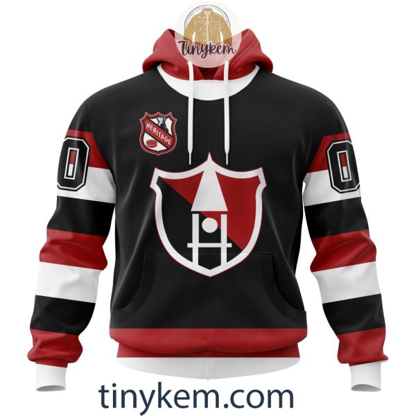 Ottawa Senators Customized Hoodie, Tshirt, Sweatshirt With Heritage Design