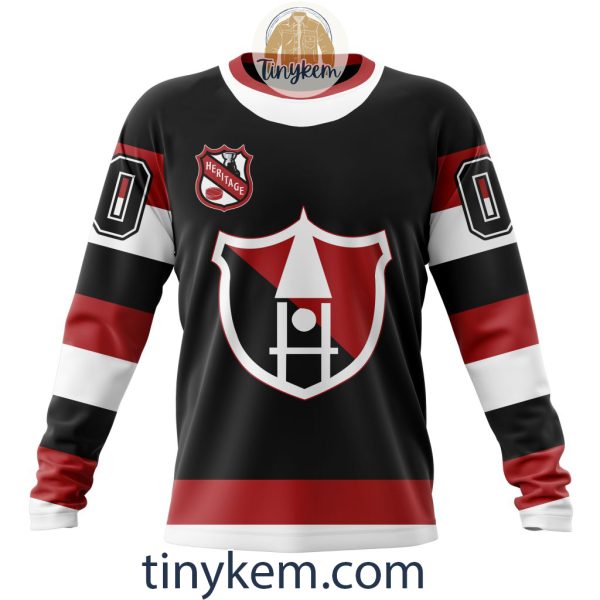 Ottawa Senators Customized Hoodie, Tshirt, Sweatshirt With Heritage Design