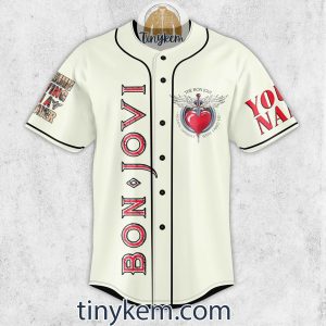 Personalized Bon Jovi Baseball Jersey