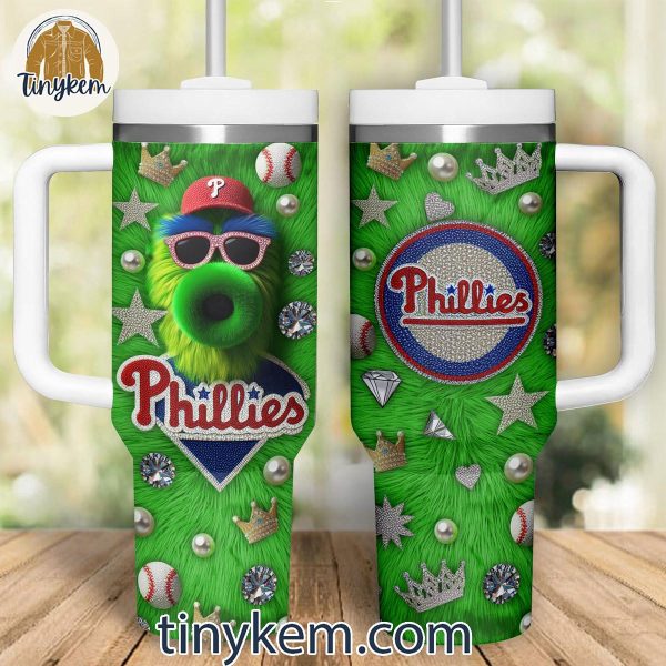 Philadelphia Phillies Mascot 40oz Tumbler