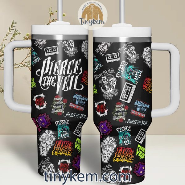 Pierce The Veil 40Oz Tumbler With Handle