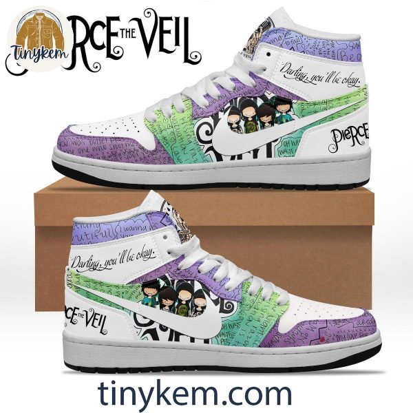 Pierce The Veil Darling You’ll Be Okay Air Jordan 1 High Top Shoes