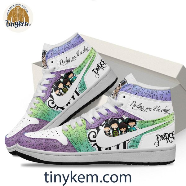 Pierce The Veil Darling You’ll Be Okay Air Jordan 1 High Top Shoes