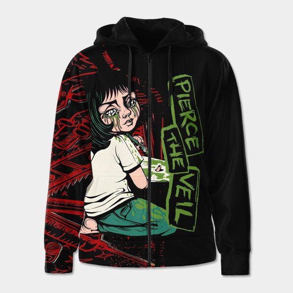 Pierce The Veil Zipper Hoodie: I’m A Hostage To My Own Humanity