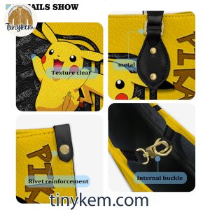 Pikachu Leather Handbag 3 DKWFP