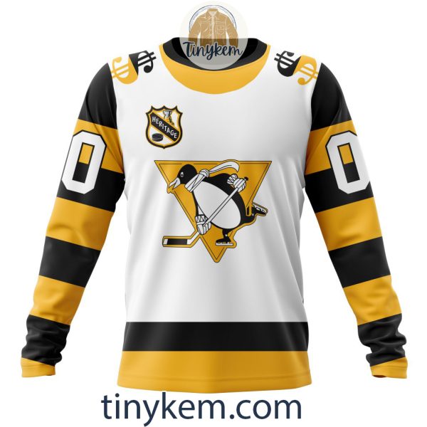 Pittsburgh Penguins Customized Hoodie, Tshirt, Sweatshirt With Heritage Design