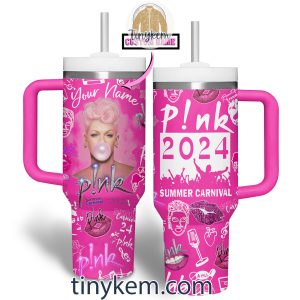 Pnk Customized 40 Oz Tumbler 2024 Summer Carnival Pink2B1 j0UzZ