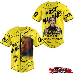 Post Malone 2024 Customized Baseball Jersey2B6 eNtjX