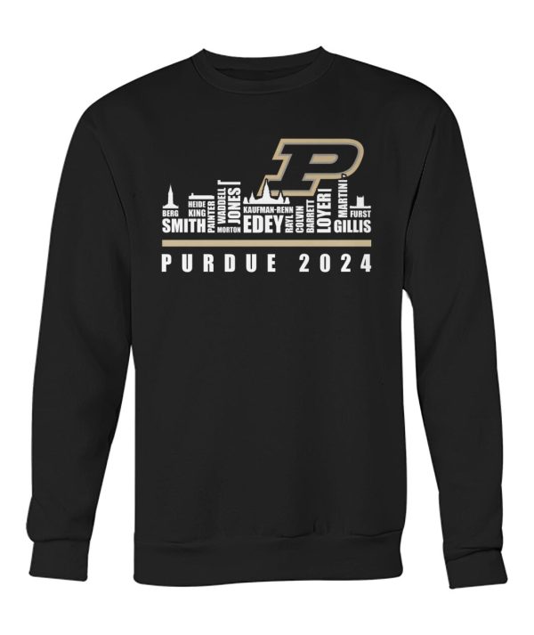 Purdue Boilermakers Basketball Roster 2024 Shirt