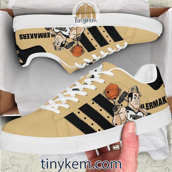 Purdue Boilermakers Customized Leather Skate Shoes