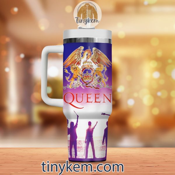 Queen Stainless Steel 40Oz Tumbler: A Day At The Races