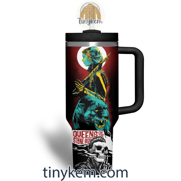 Queens of the Stone Age Customized 40Oz Tumbler With Handle
