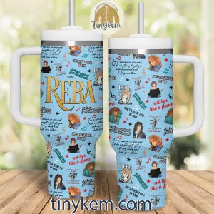 Reba McEntire 40Oz Tumbler Icons Bundle Blue2B1 sce40