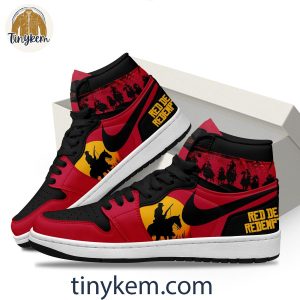 Red Dead Redemption Air Jordan 1 High Top Shoes 3 QbIXQ