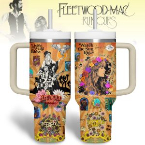 Retro Fleetwood Mac 40Oz Tumbler: Watch The Sun Rise