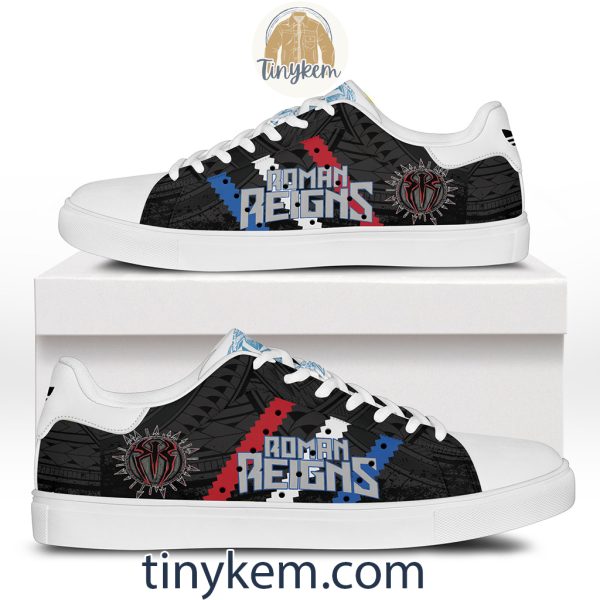 Roman Reigns Leather Skate Shoes