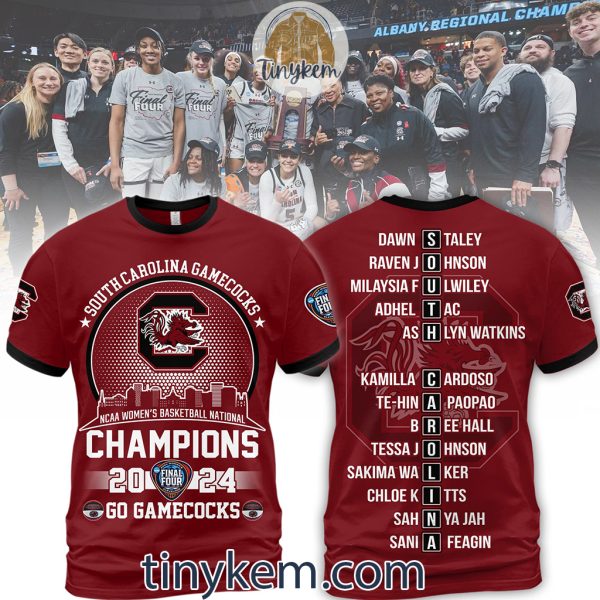 SC Gamecocks Undefeated 2024 Basketball National Champions Shirt