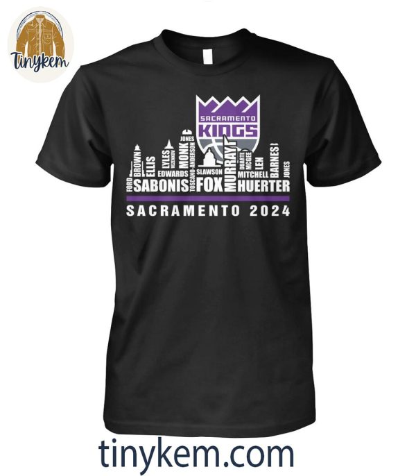 Sacramento Kings 2024 Roster Shirt