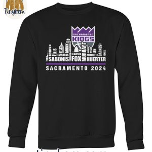 Sacramento Kings 2024 Roster Shirt 3 qQaxs