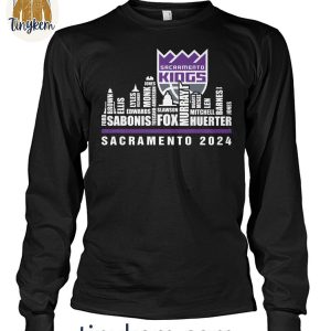 Sacramento Kings 2024 Roster Shirt 4 M2UZR