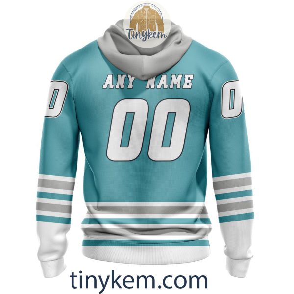 San Jose Sharks Customized Hoodie, Tshirt, Sweatshirt With Heritage Design