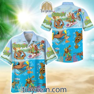 Scooby Doo Hawaiian Shirt Diving With Friends2B2 GbegP