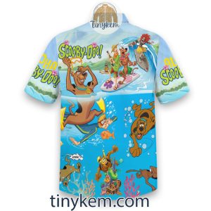 Scooby Doo Hawaiian Shirt Diving With Friends2B4 lAvJ3