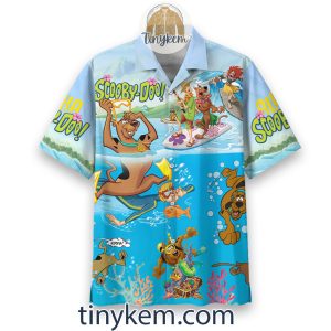 Scooby Doo Hawaiian Shirt Diving With Friends2B5 xx9ZK