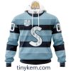 San Jose Sharks Customized Hoodie, Tshirt, Sweatshirt With Heritage Design